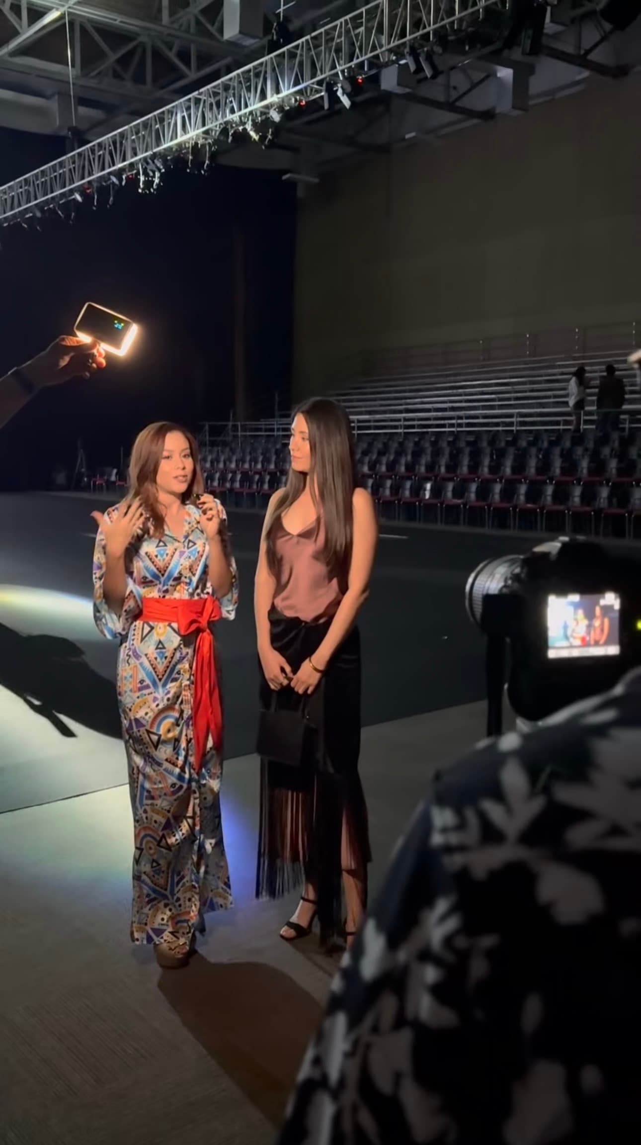 Lu at fashion event, tight crop